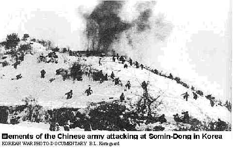 Chinese army attacking in Korea, From InText