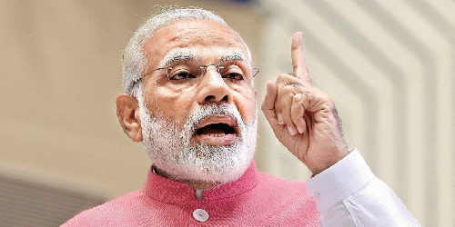 Modi raises finger on Indian Express, From Uploaded
