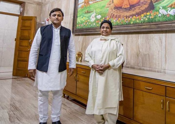 Akhilesh Yadav (BSP) and Mayawati (BSP), From InText