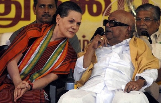 Sonia Gandhi: Leaning to wean away DMK, From InText