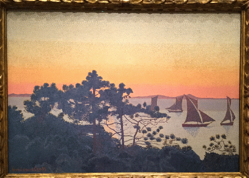 La Pointe de la Galere (1891-92) by Henri Edmond Cross (1856-1910), oil.