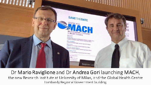 Dr Mario Raviglione is among senior faculty of newly launched MACH Research Institute