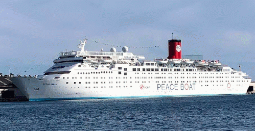 Peace Boat in Honolulu on September 12, 2019.