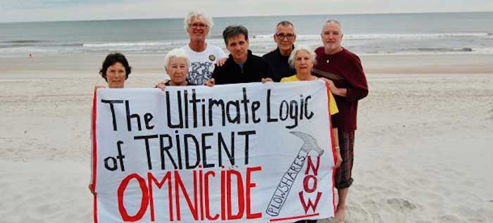 The Kings Bay Plowshares 7 activists at oceanfront in Georgia., From InText