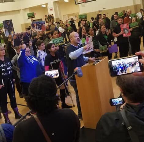 The community protest against Bradford's charter oversight in Oakland (OPEN)