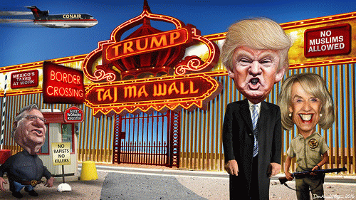 Donald Trump's Taj Ma WALL, From FlickrPhotos