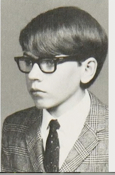 Richard's high school yearbook photo