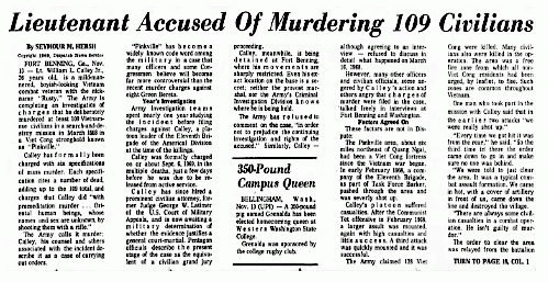 Photo by United States Army photographer Ronald L. Haeberle on March 16, 1968 in the aftermath of the My Lai massacre. (Wikipedia)