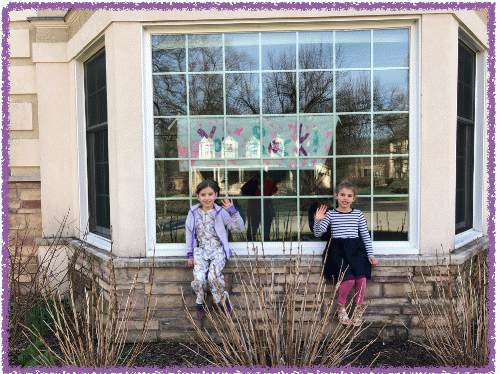 Their banner reads:  'You rock!'