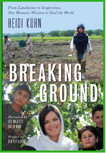 Cover art for 'Breaking Ground', Heidi's new book