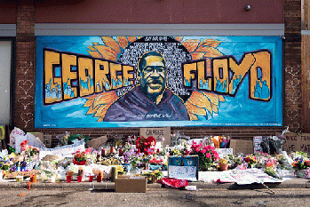 The George Floyd mural outside Cup Foods at Chicago Ave and E 38th St in Minneapolis, Minnesota, From FlickrPhotos