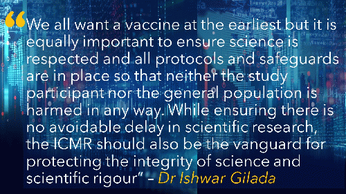 Dr Ishwar Gilada is President of AIDS Society of India and Governing Council member of International AIDS SOciety (IAS)