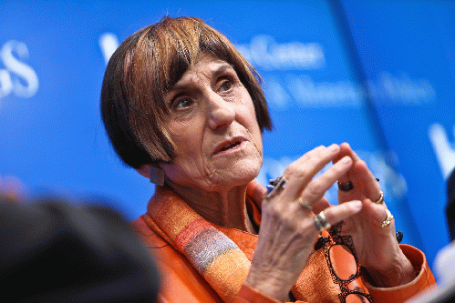 Rep. Rosa DeLauro (D-Conn.) talks about the importance of an infrastructure bank., From CreativeCommonsPhoto