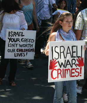 Israel your greed isn't worth our children's lives