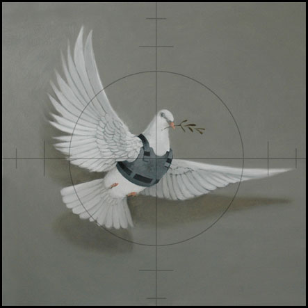 banksy: Armoured Peace Dove