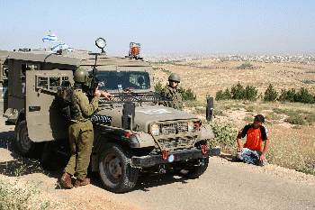 Detained Palestinian, West Bank