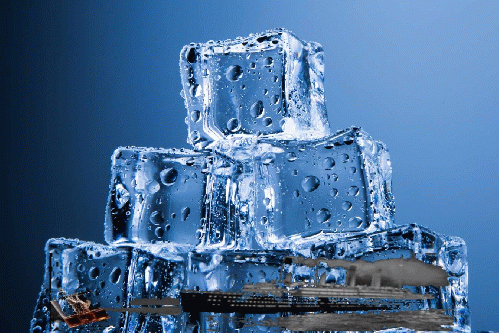 All the subliminal signs were there in the ice cubes.