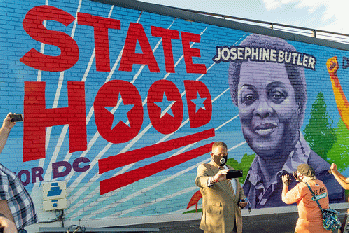 Statehood for DC Mural by Cesar Maxit, Washington, DC