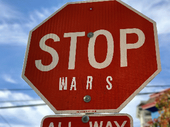 Stop wars Sign, From CreativeCommonsPhoto