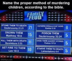 Biblical traditional methods of Killing Children