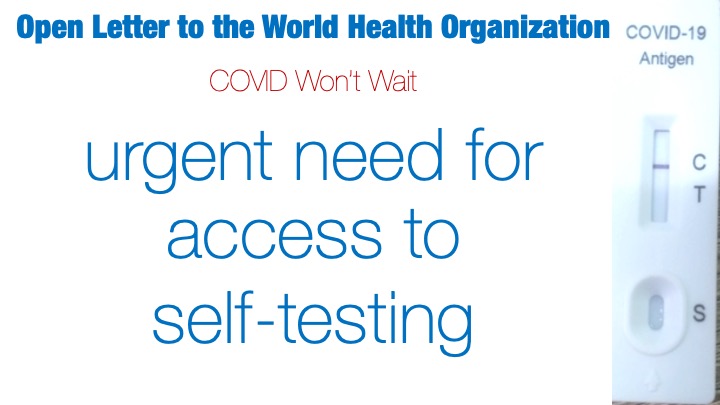 How will people know if they are positive for COVID-19 without testing be made available, accessible to everyone?