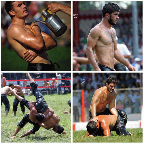 Turkish Oil Wrestling