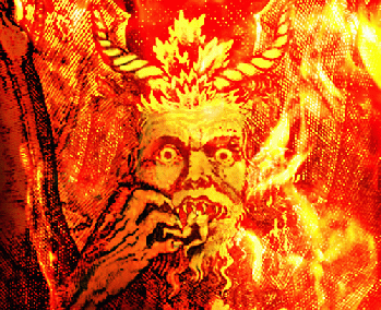 Satan (after Botticelli)