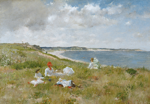 'Idle Hours,' ca. 1894. William Merritt Chase (American, 1849-1916), oil on canvas. Amon Carter Museum of Art, Fort Worth, Texas, 1982.1