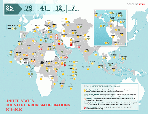 US military deployment overseas