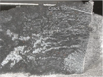 Figure 3: I-40 Primary Crack Surface