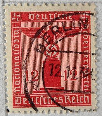 Franchise Stamp 1938 (NSDAP). Hitler and the Nazis put their stamp on history. Will Trump and the Republo-fascists be able to do the same? A voice from the past issues a warning.