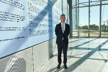 First day at the New NATO Headquarters for NATO Secretary General Jens Stoltenberg