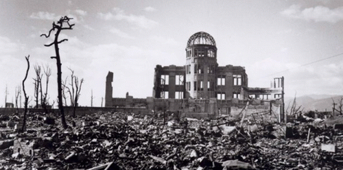 Figure 1: Part of Downtown Hiroshima after the Atomic Bomb