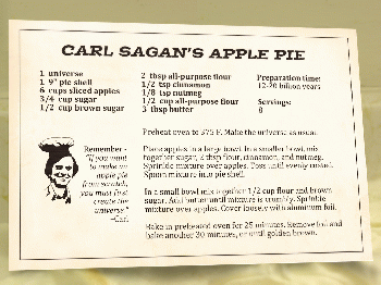 Carl Sagan's Apple Pie, From CreativeCommonsPhoto