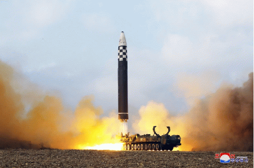 Figure 1: November 18, 2022: North Korean missile launch.