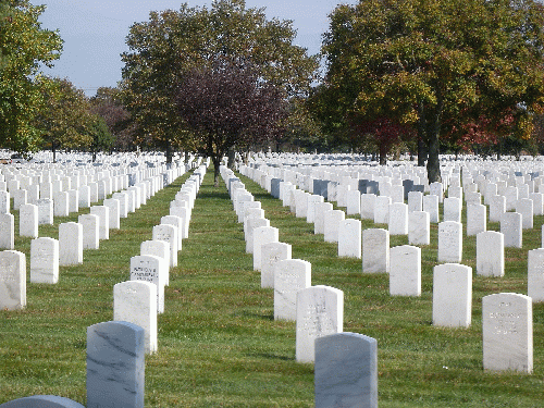 A section of Long Island National Cemetery, From Uploaded