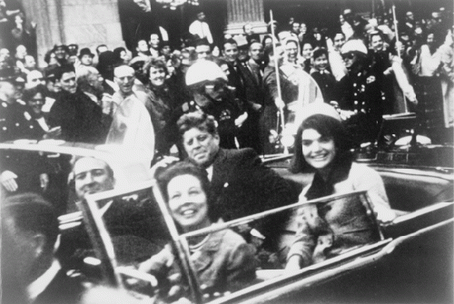 President John F. Kennedy motorcade, Dallas, Texas, Friday, November 22, 1963