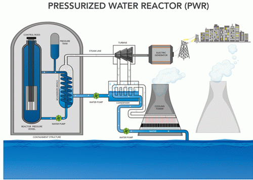 Figure 1: Pressurized water reactor (PWR) design.