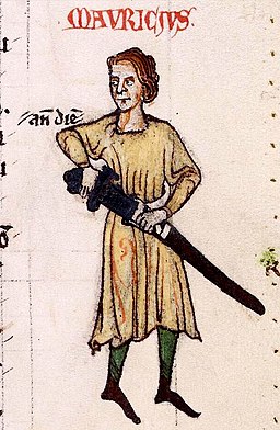 Maurice FitzGerald  in the Expugnatio Hibernica, written in 1189 by his nephew, Gerald of Wales