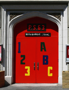 Little Red Schoolhouse Door
