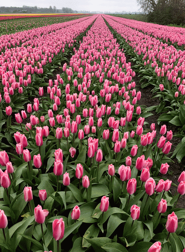 Figure 2. Tulip farming in the Netherlands.