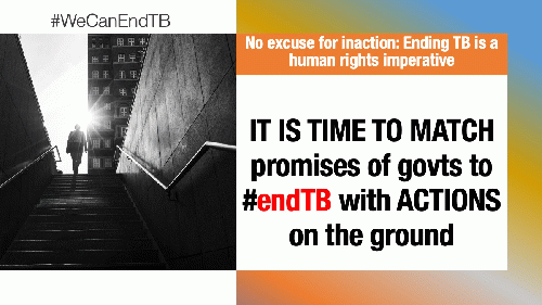 It is time to match promise with action if we are to end TB by 2030