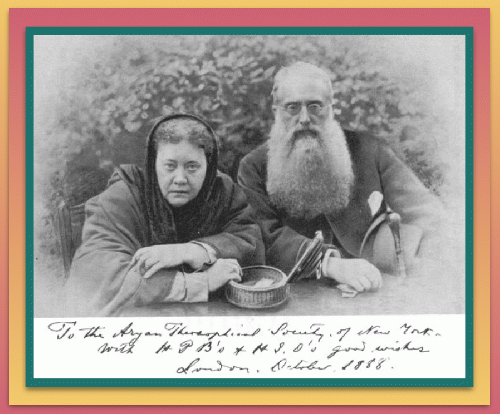 Blavatsky and Olcott in 1888