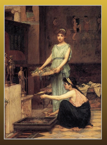 Household Gods. 1880. John William Waterhouse.