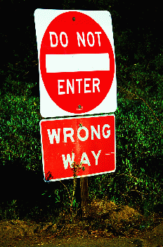 Do Not Enter! Wrong Way!, From CreativeCommonsPhoto