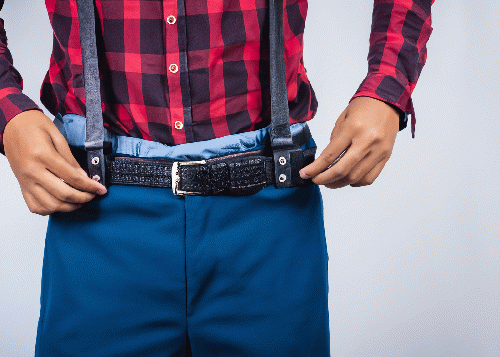 To be safe, wear both a belt and suspenders.