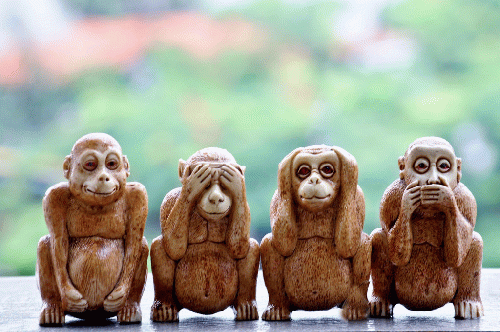 4 Wise Monkeys