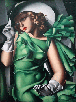 Jeune fille en vert de Tamara de Lempicka (Centre G. Pompidou, Paris), From CreativeCommonsPhoto