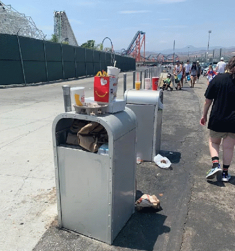 Welcome to the Magic Mountain parking lot.