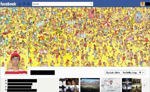 Droste Effect Facebook Timeline, From Uploaded